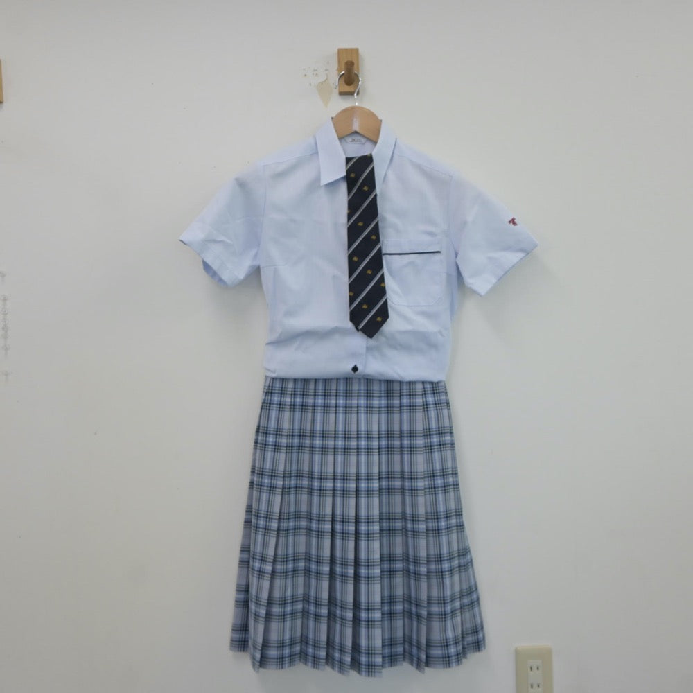 【中古】千葉県 東海大学付属浦安高等学校 女子制服 7点（シャツ・シャツ・スカート）sf017956