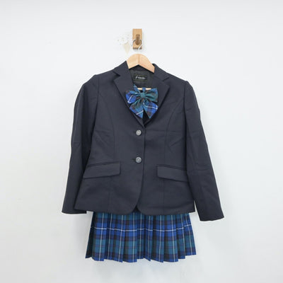 【中古】東京都 ヒューマンキャンパス高等学校 女子制服 4点（ブレザー・スカート）sf017964