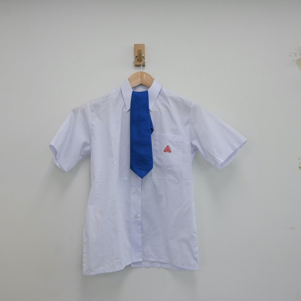 【中古】東京都 谷原中学校 女子制服 4点（シャツ・ベスト・スカート）sf017966