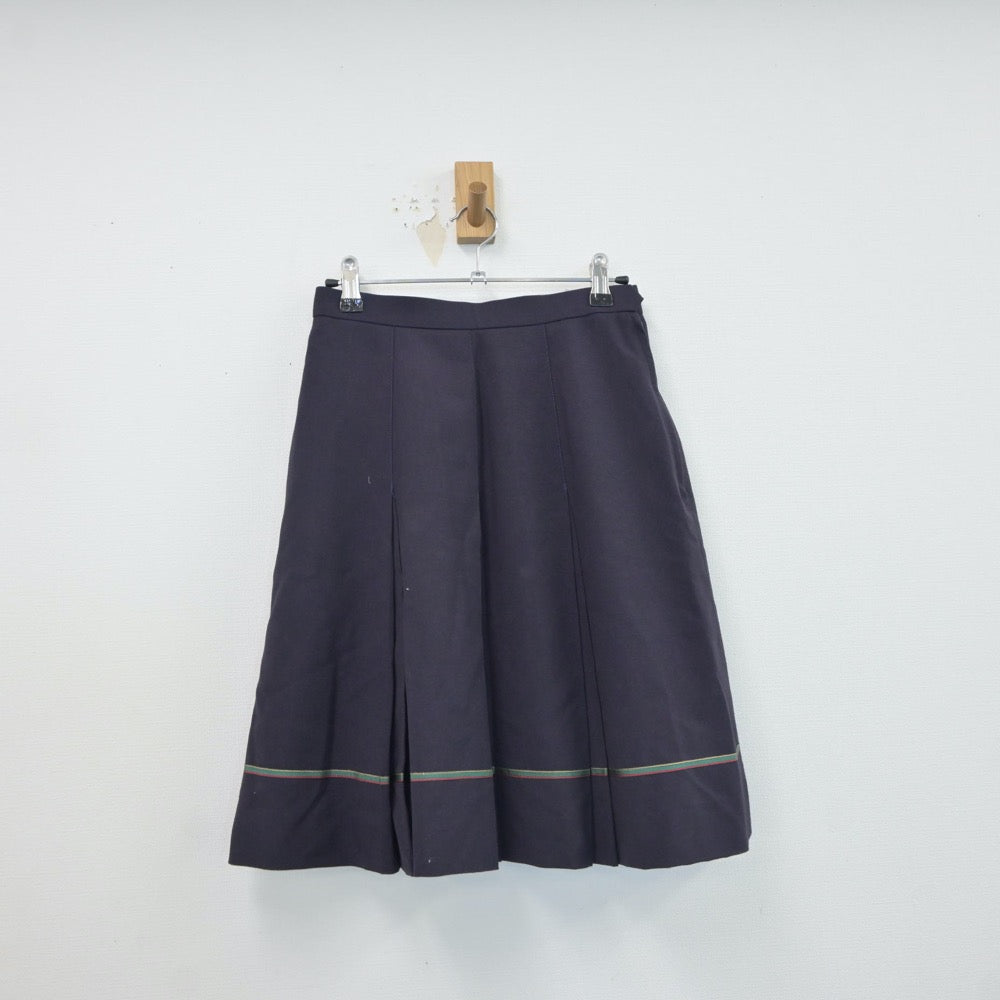 【中古】東京都 桜美林高等学校 女子制服 2点（シャツ・スカート）sf017968