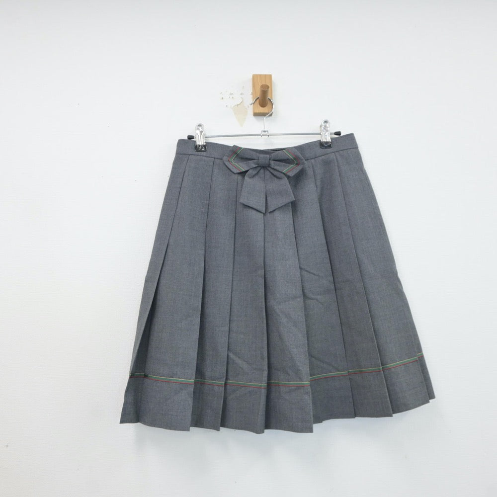 【中古】東京都 桜美林高等学校 女子制服 2点（シャツ・スカート）sf017969