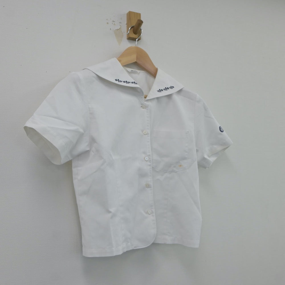 【中古】新潟県 高志中等教育学校 女子制服 2点（シャツ）sf017976