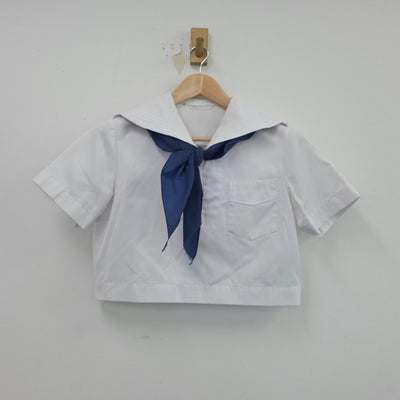 【中古】福岡県 筑紫女学園高等学校 女子制服 3点（セーラー服）sf017980