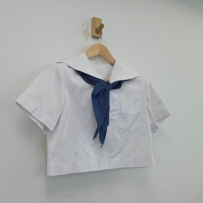 【中古】福岡県 筑紫女学園高等学校 女子制服 3点（セーラー服）sf017980