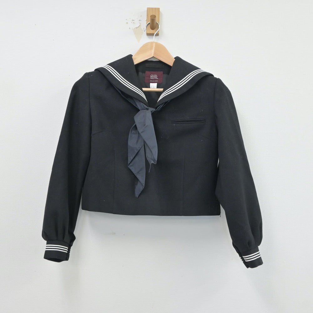 【中古】栃木県 鹿沼高等学校 女子制服 2点（セーラー服）sf017981