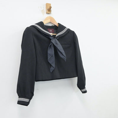 【中古】栃木県 鹿沼高等学校 女子制服 2点（セーラー服）sf017981