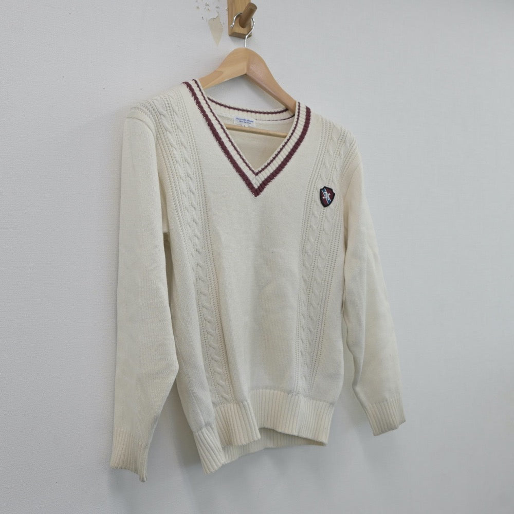 【中古】岡山県 倉敷南高等学校 女子制服 1点（ニット）sf017984