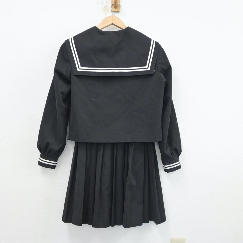 【中古】岡山県 倉敷南高等学校 女子制服 3点（セーラー服・スカート）sf017986