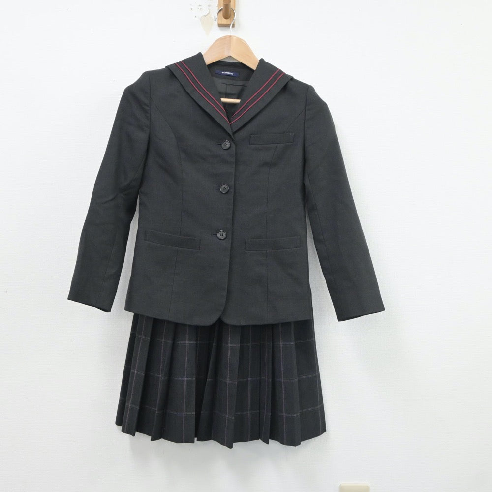 【中古】東京都 滝野川紅葉中学校 女子制服 2点（セーラー服・スカート）sf018008