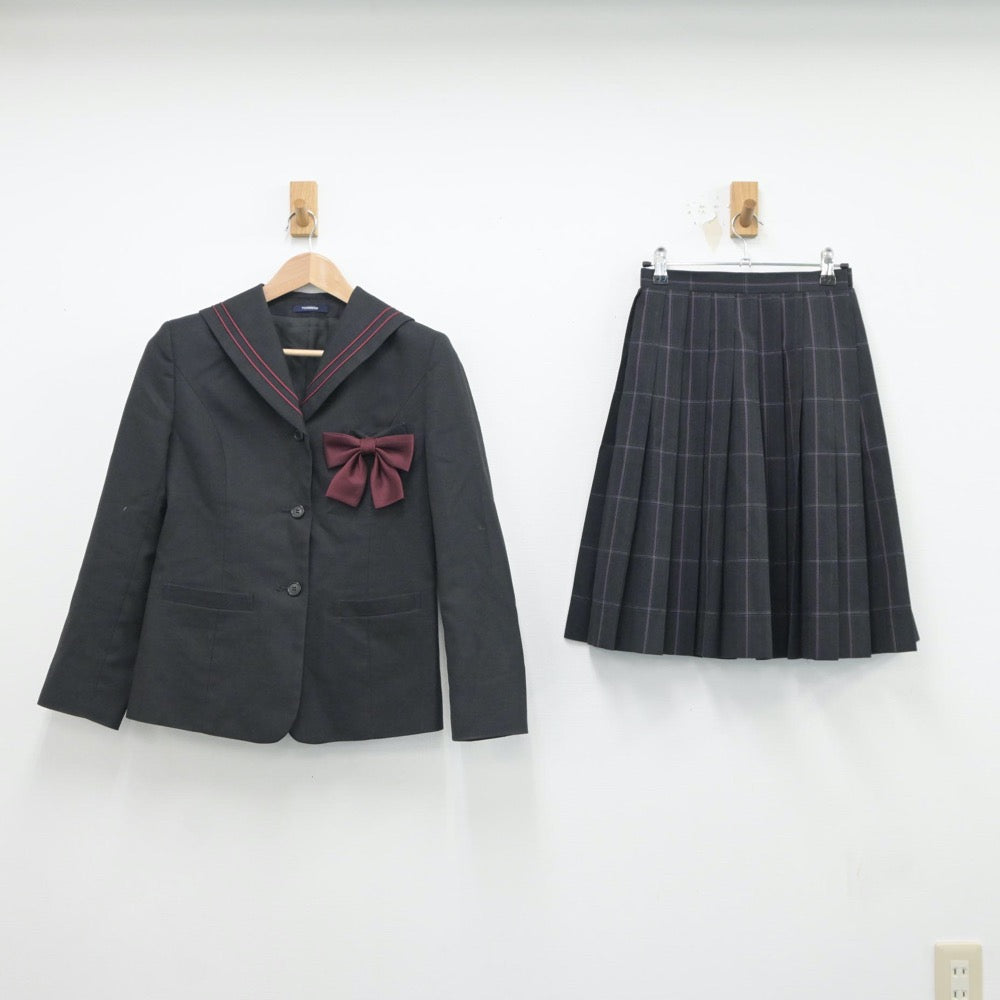 超歓迎安い神奈川県 藤沢市立滝の沢中学校 女子制服 3点 sf003094 学生服