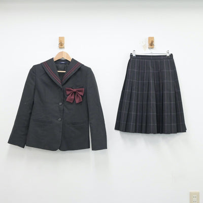 【中古】東京都 滝野川紅葉中学校 女子制服 3点（セーラー服・スカート）sf018009