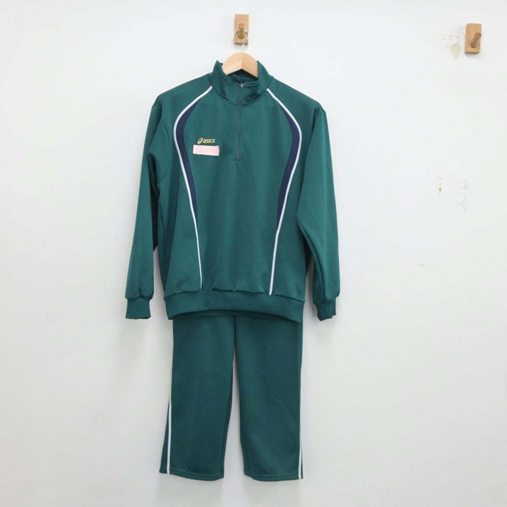 【中古】埼玉県 草加南高等学校 女子制服 3点（ジャージ 上・ジャージ 下・体操服 下）sf018012