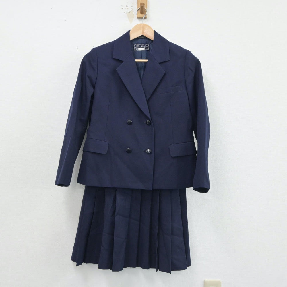 【中古】神奈川県 西中原中学校 女子制服 3点（ブレザー・ベスト・スカート）sf018028