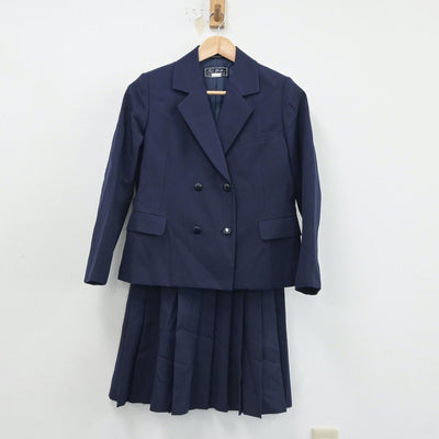 【中古】神奈川県 西中原中学校 女子制服 3点（ブレザー・ベスト・スカート）sf018028