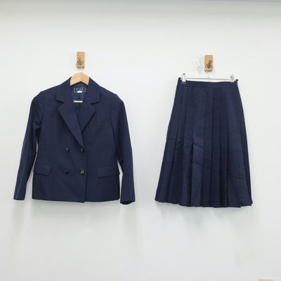 【中古】神奈川県 西中原中学校 女子制服 3点（ブレザー・ベスト・スカート）sf018028