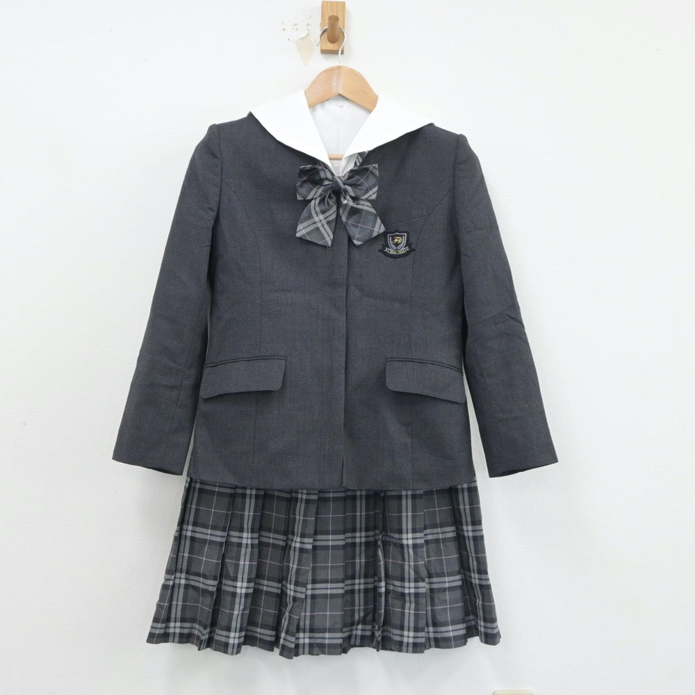 【中古】東京都 藤村女子中学校 女子制服 6点（ブレザー・シャツ・ニット・スカート）sf018029