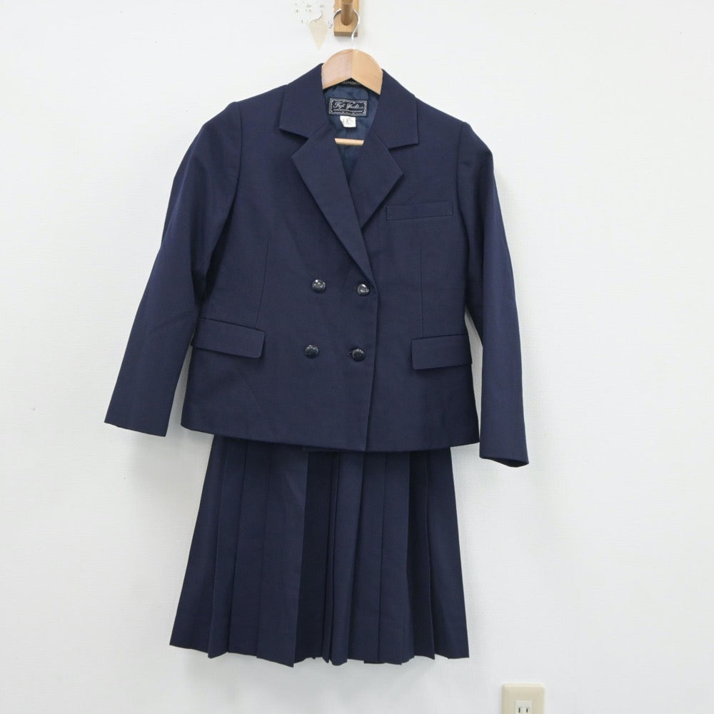 【中古】神奈川県 西中原中学校 女子制服 3点（ブレザー・ベスト・スカート）sf018033