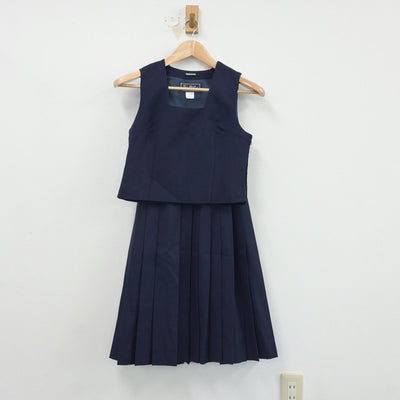 【中古】神奈川県 西中原中学校 女子制服 3点（ブレザー・ベスト・スカート）sf018033