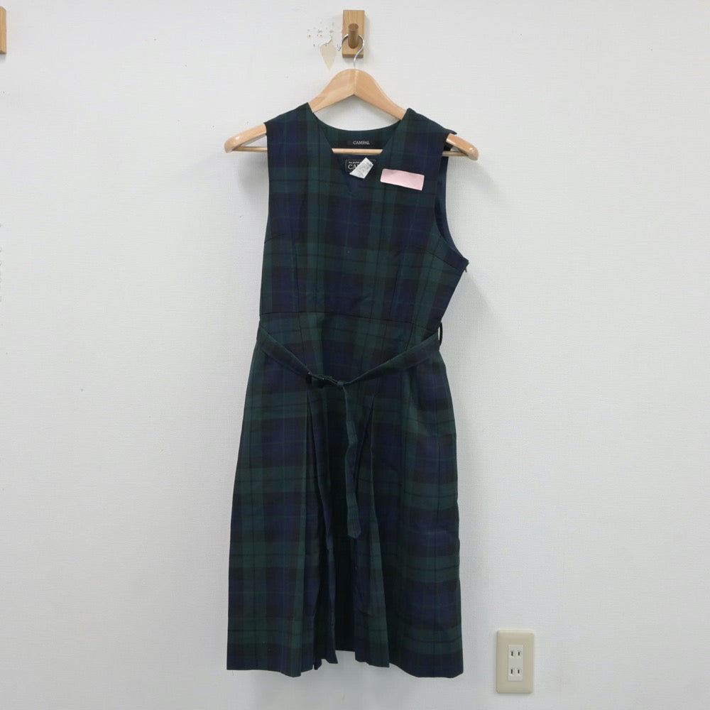 【中古】北海道 八条中学校 女子制服 3点（ブレザー・シャツ・ジャンパースカート）sf018042