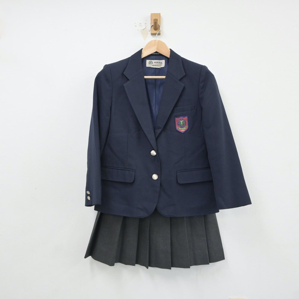 【中古】東京都 東京都新宿区立四谷中学校 女子制服 3点（ブレザー・スカート）sf018047