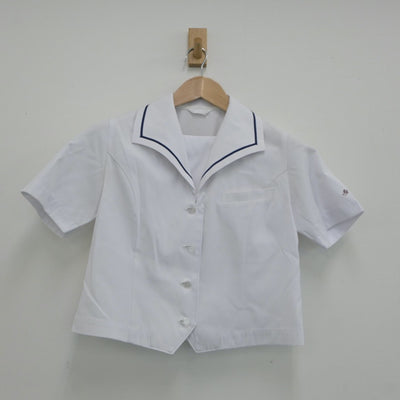 【中古】静岡県 三島南高等学校 女子制服 3点（セーラー服・スカート）sf018062