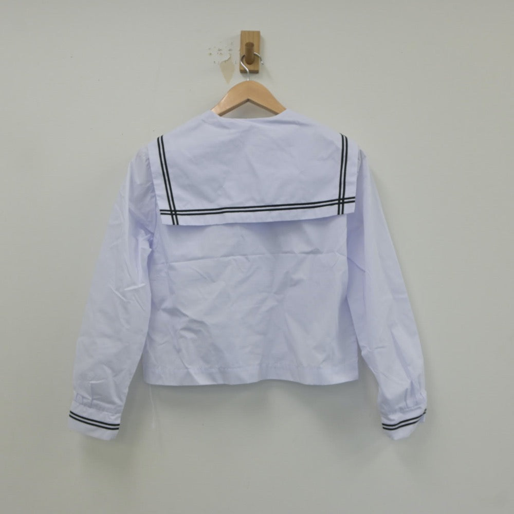 【中古】宮崎県 東郷学園中学校 女子制服 2点（セーラー服）sf018073