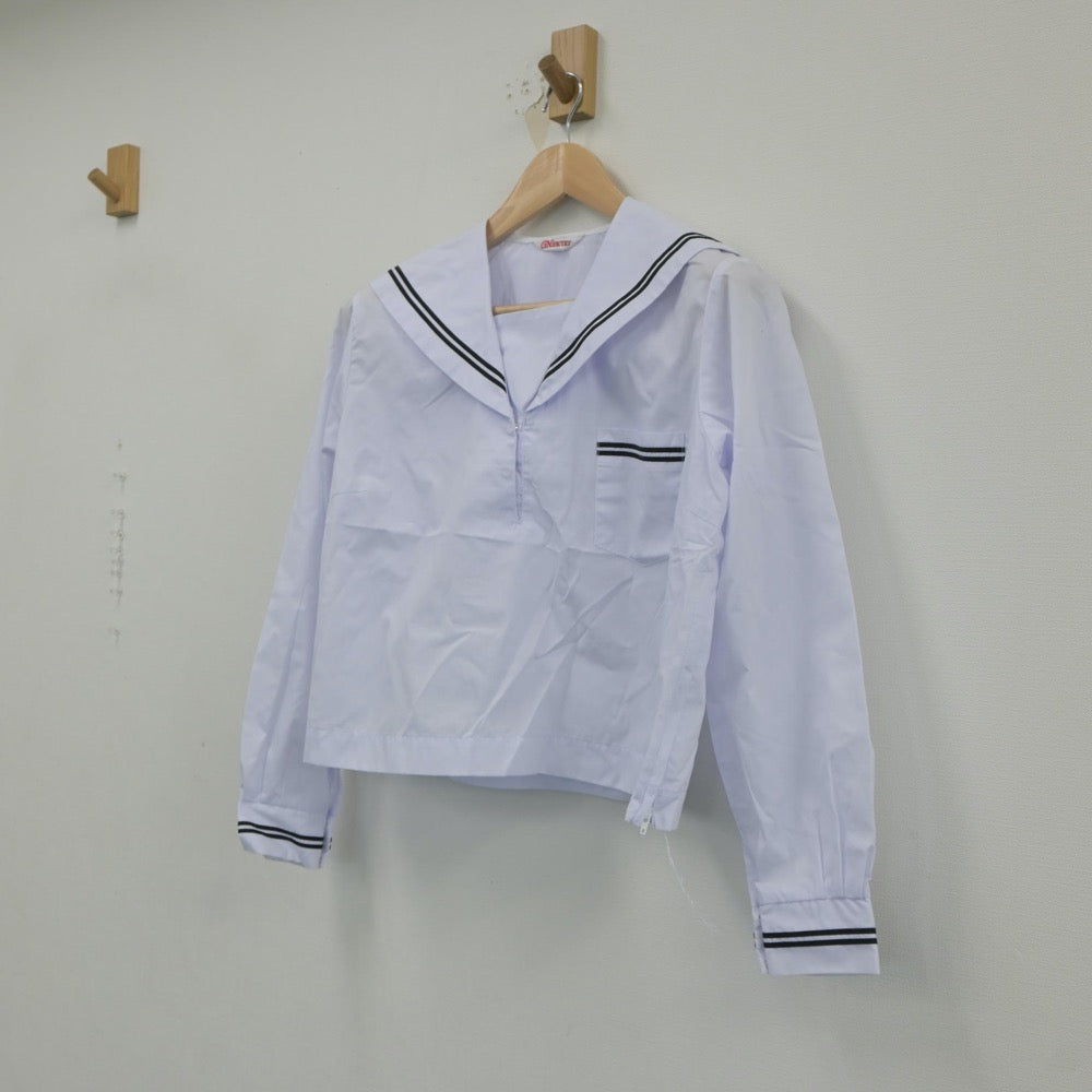 【中古】宮崎県 東郷学園中学校 女子制服 2点（セーラー服）sf018073