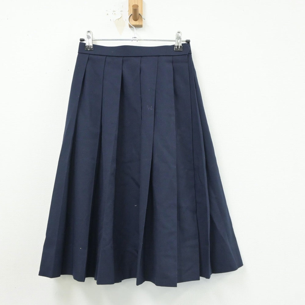 【中古】宮崎県 東郷学園中学校 女子制服 3点（セーラー服・スカート）sf018074