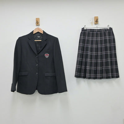 【中古】東京都 新渡戸文化中学校・高等学校 女子制服 4点（ブレザー・スカート）sf018077