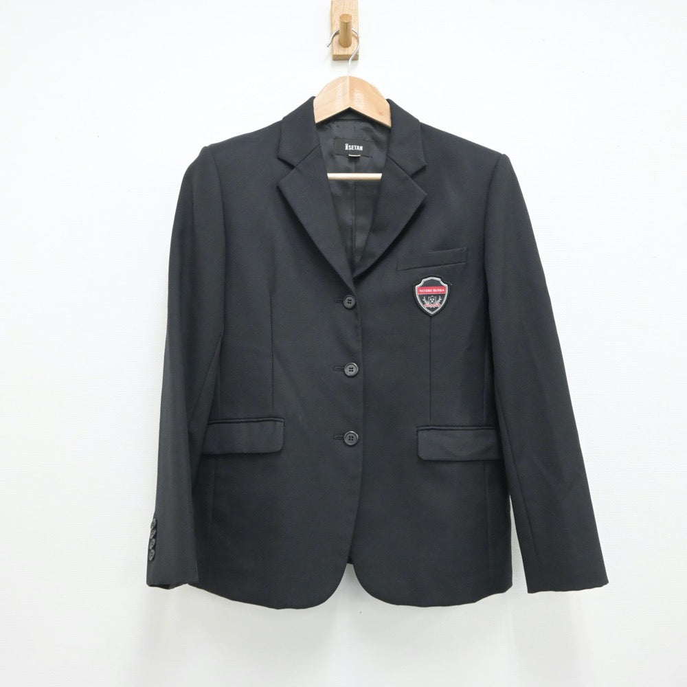 【中古】東京都 新渡戸文化中学校・高等学校 女子制服 4点（ブレザー・スカート）sf018077