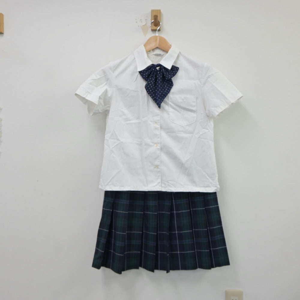 【中古】福岡県 第一薬科大学付属高等学校 女子制服 4点（シャツ・スカート）sf018091