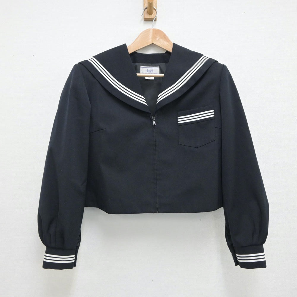 【中古】三重県 松阪高等学校 女子制服 2点（セーラー服・スカート）sf018100