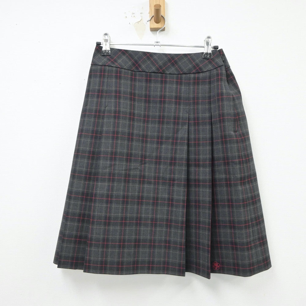 【中古】東京都 安田学園中学校 女子制服 2点（ブレザー・スカート）sf018109