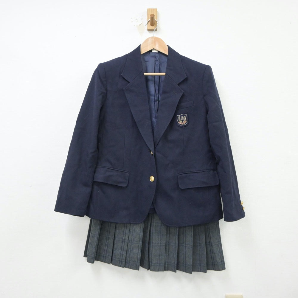 【中古】埼玉県 幸手高等学校 女子制服 2点（ブレザー・スカート）sf018112