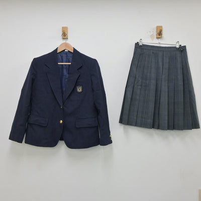 【中古】埼玉県 幸手高等学校 女子制服 2点（ブレザー・スカート）sf018112