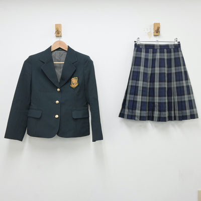 【中古】福岡県 西南学院高等学校 女子制服 2点（ブレザー・スカート）sf018116