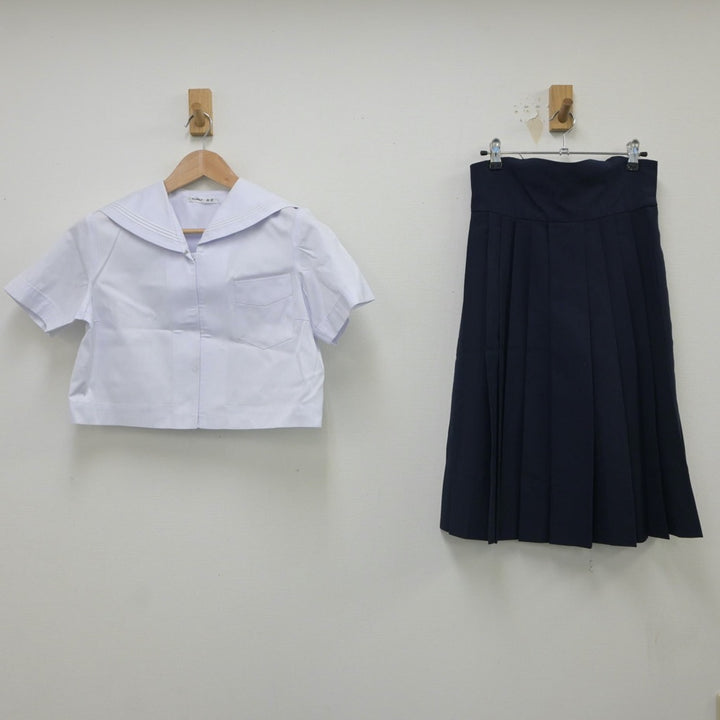 中古制服】福岡県 修猷館高等学校 女子制服 2点（セーラー服