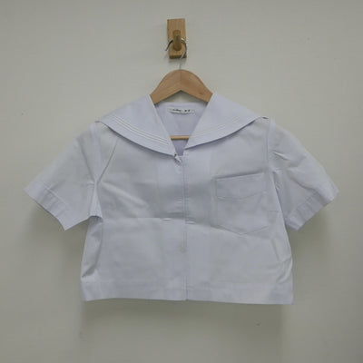 【中古】福岡県 修猷館高等学校 女子制服 2点（セーラー服・スカート）sf018119