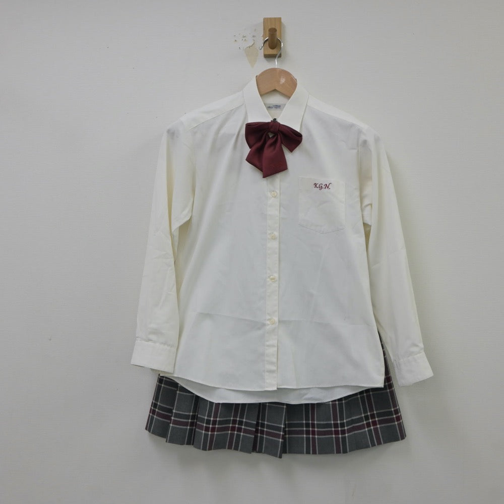 中古制服】京都府 京都外大西高等学校 女子制服 5点（ブレザー・シャツ・スカート）sf018123【リサイクル学生服】 | 中古制服通販パレイド