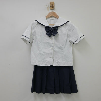 【中古】奈良県 奈良女子高等学校 女子制服 4点（シャツ・スカート）sf018128