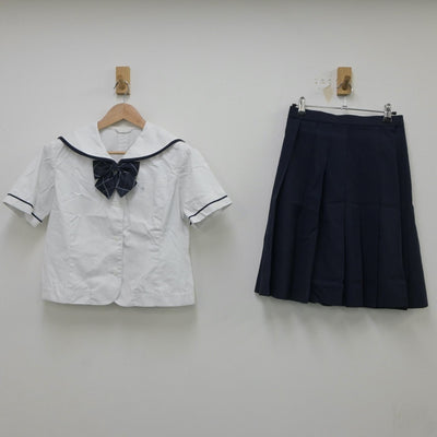 【中古】奈良県 奈良女子高等学校 女子制服 4点（シャツ・スカート）sf018128