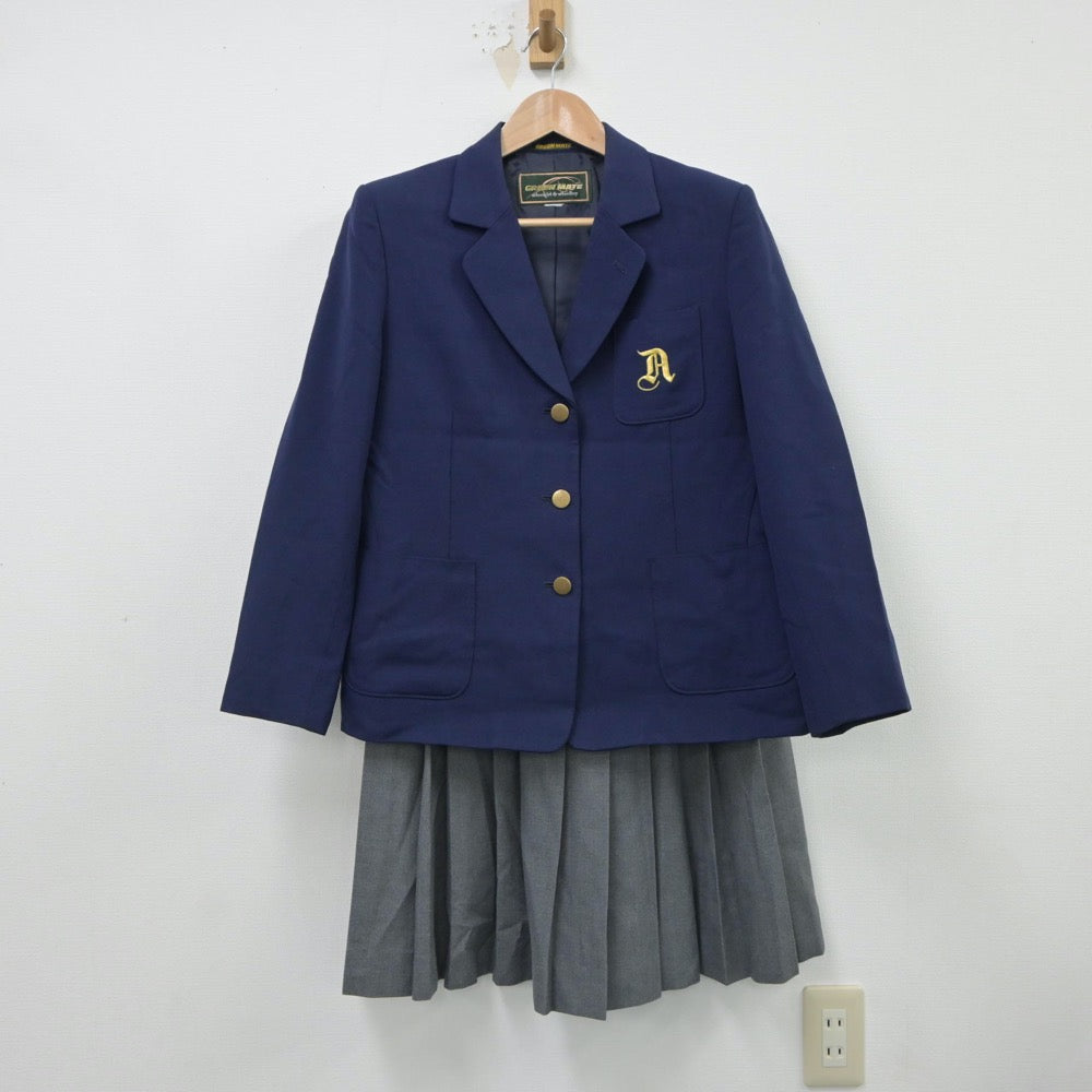 【中古】埼玉県 青木中学校 女子制服 2点（ブレザー・スカート）sf018137