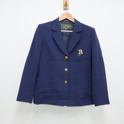 【中古】埼玉県 青木中学校 女子制服 2点（ブレザー・スカート）sf018138