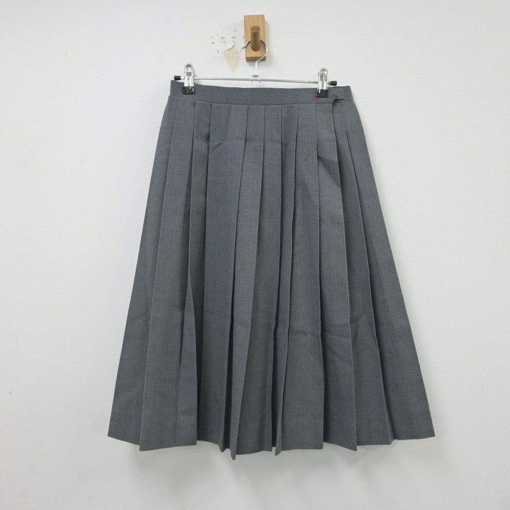 【中古】埼玉県 青木中学校 女子制服 2点（シャツ・スカート）sf018139