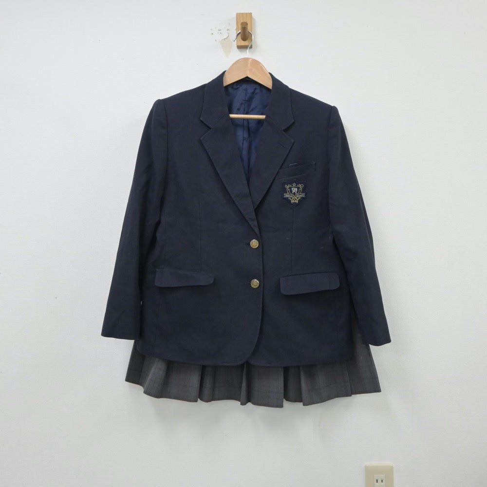 【中古】大阪府 東生野中学校 女子制服 2点（ブレザー・スカート）sf018142