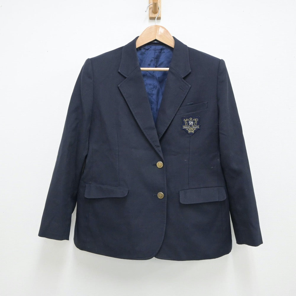 【中古】大阪府 東生野中学校 女子制服 2点（ブレザー・スカート）sf018142