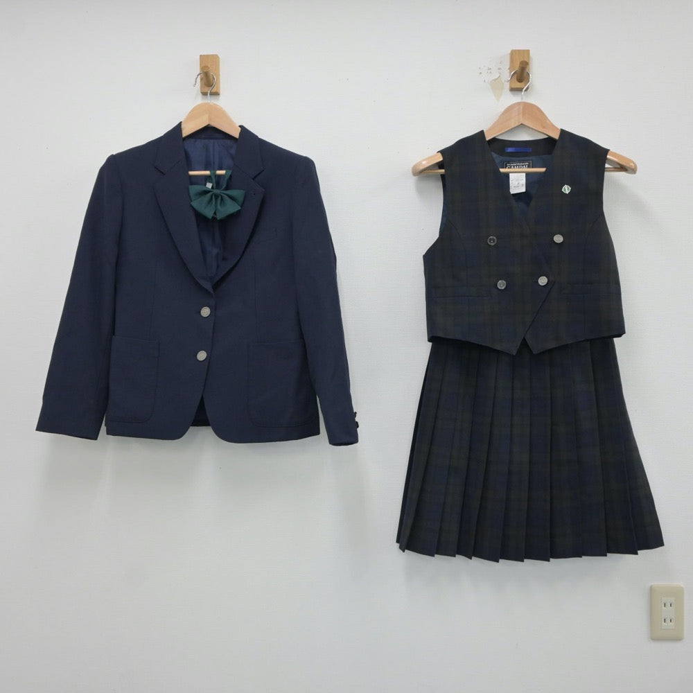 中古制服】北海道 北海道釧路東高等学校 女子制服 5点（ブレザー・ベスト・スカート）sf018145【リサイクル学生服】 | 中古制服通販パレイド