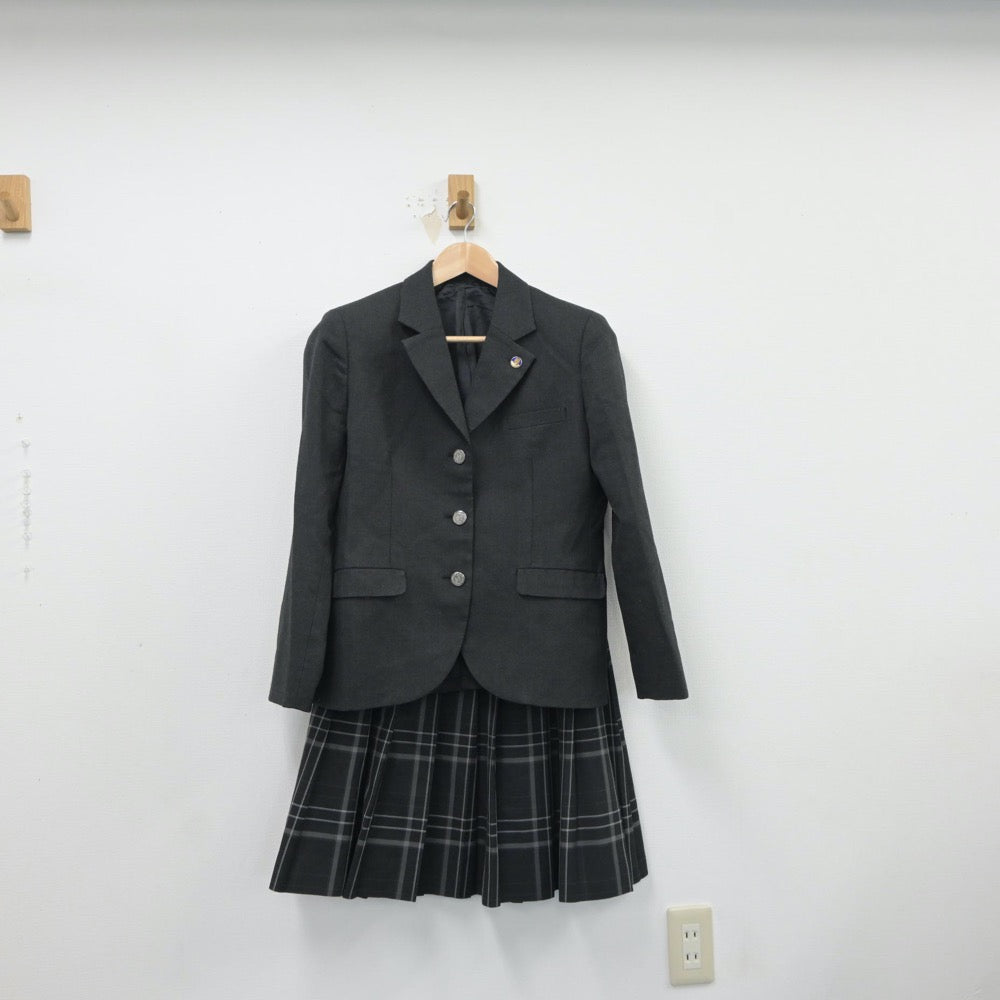 【中古】大阪府 大阪商業大学高等学校 女子制服 3点（ブレザー・スカート・スカート）sf018160