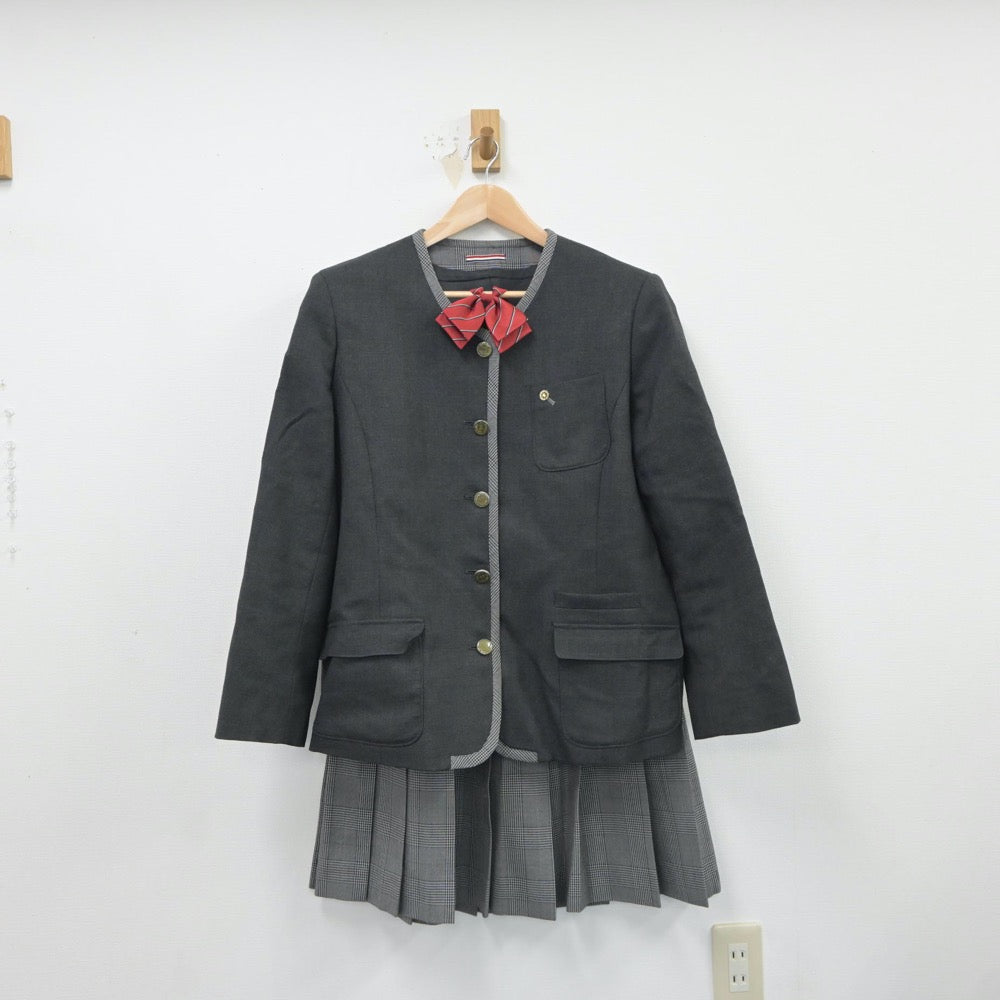 【中古】北海道 駒沢大学附属岩見沢高等学校 女子制服 3点（ブレザー・スカート）sf018161