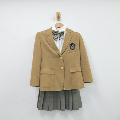 【中古】三重県 高田高等学校 女子制服 4点（ブレザー・シャツ・スカート）sf018166